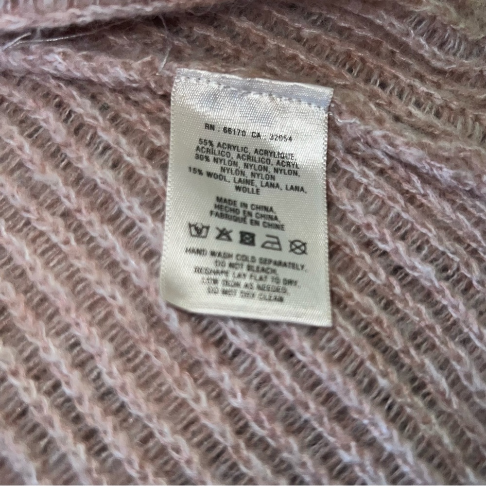 Anthropologie Sleeping on Snow Primula Cocoon Open Cardigan Sweater Pink - Picture 4 of 6